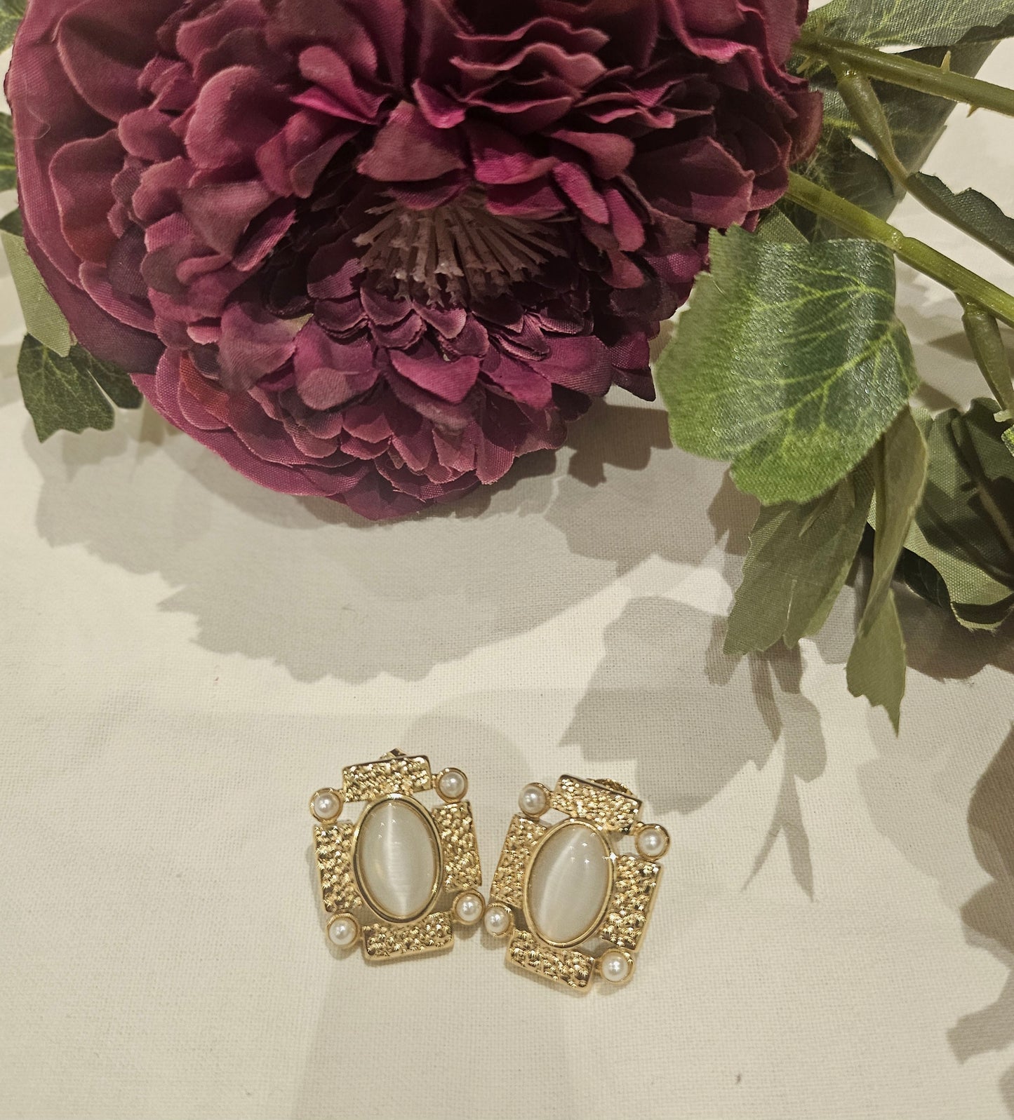 Pearl Blossom Earring