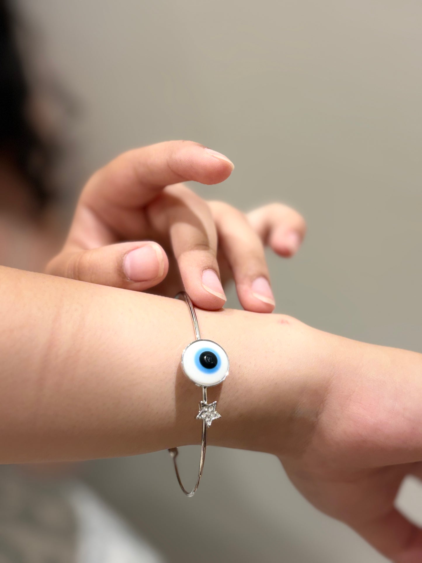 Twin Eye Charm Bracelet