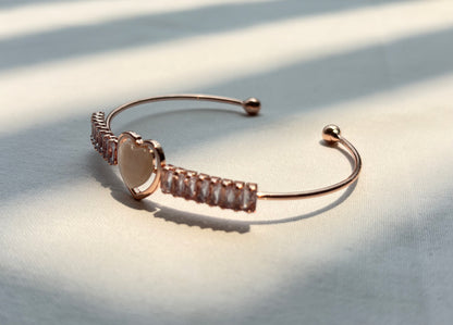 Heart Blush Cuff Bracelet