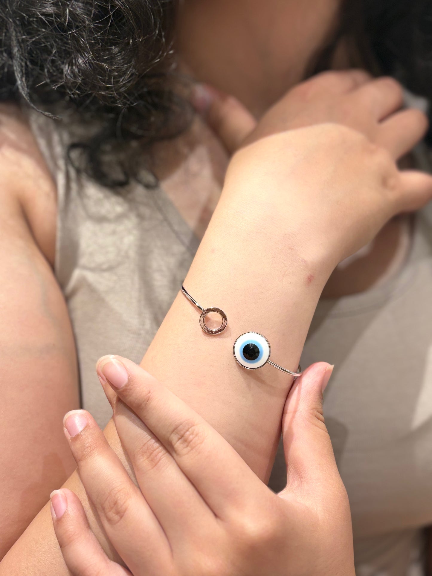 Double Bold Eye Bracelet