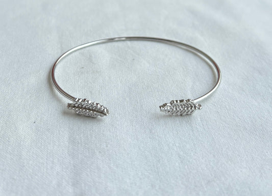 Sliver Leaf Bracelet