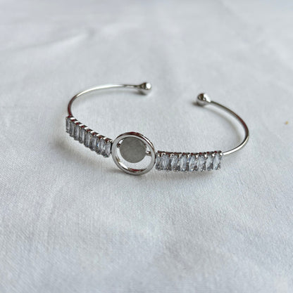 Circle Sliver Cuff Bracelet