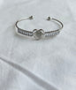 Heart Sliver Cuff Bracelet