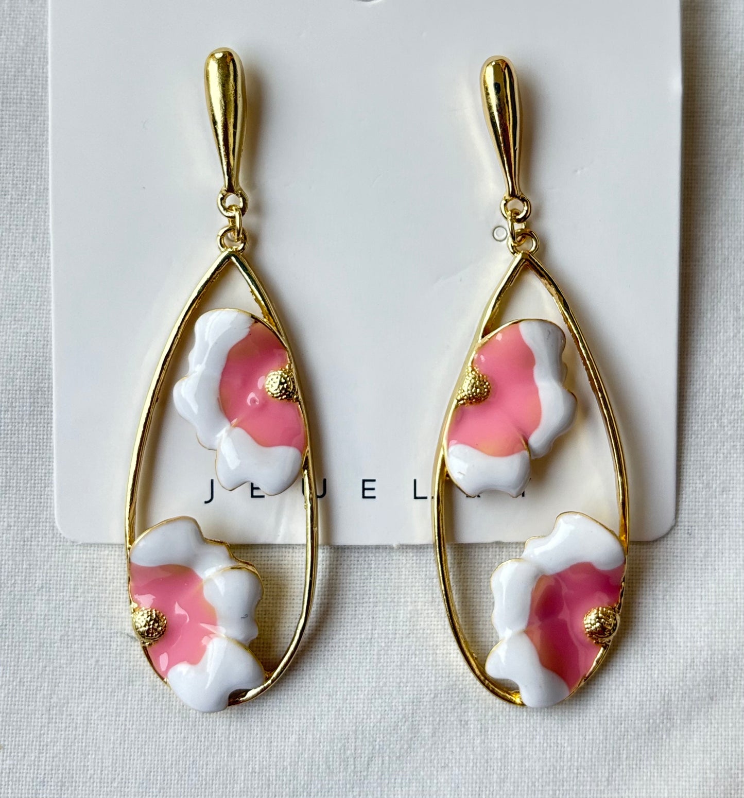 Floral Teardrop Earring